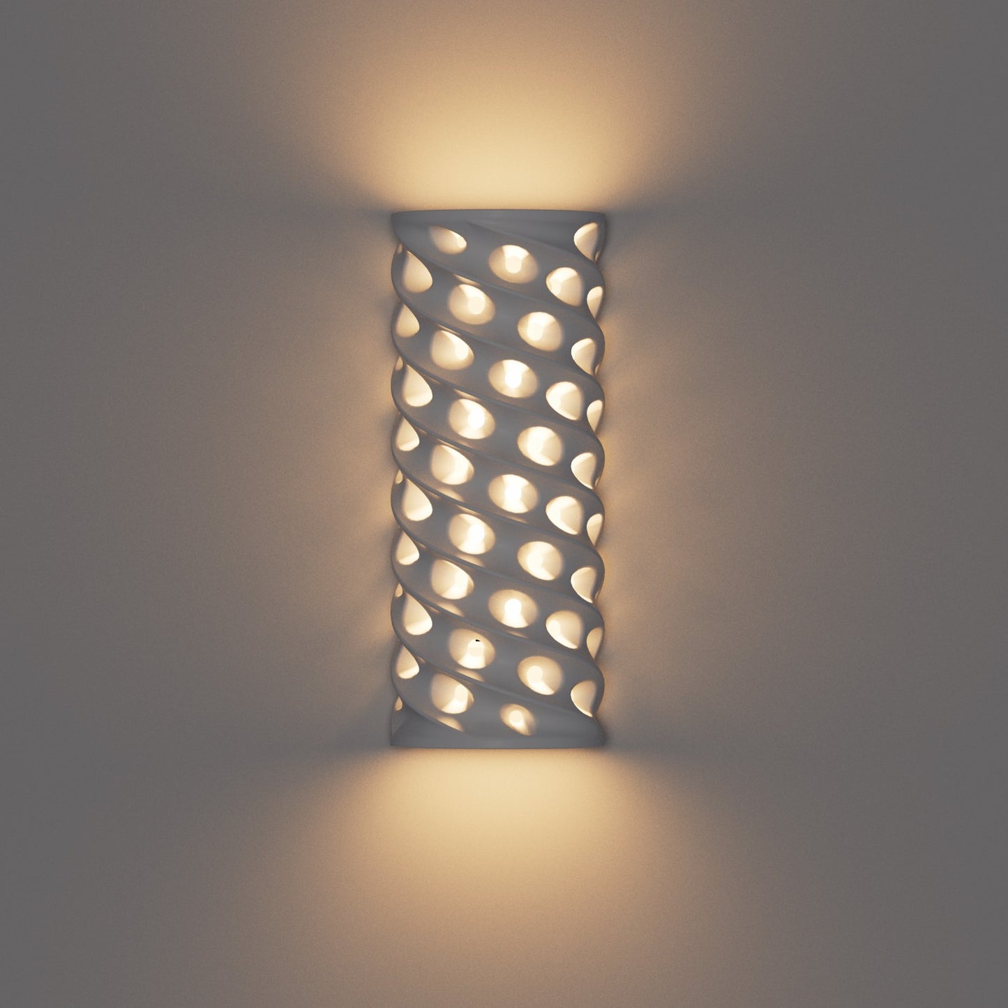 Simple White Ceramic Wall Lamp