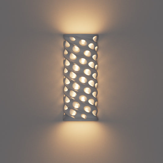 Simple White Ceramic Wall Lamp