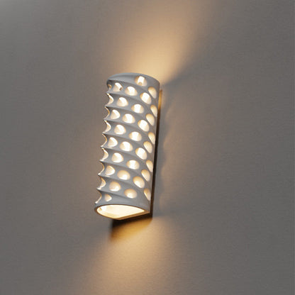 Simple White Ceramic Wall Lamp