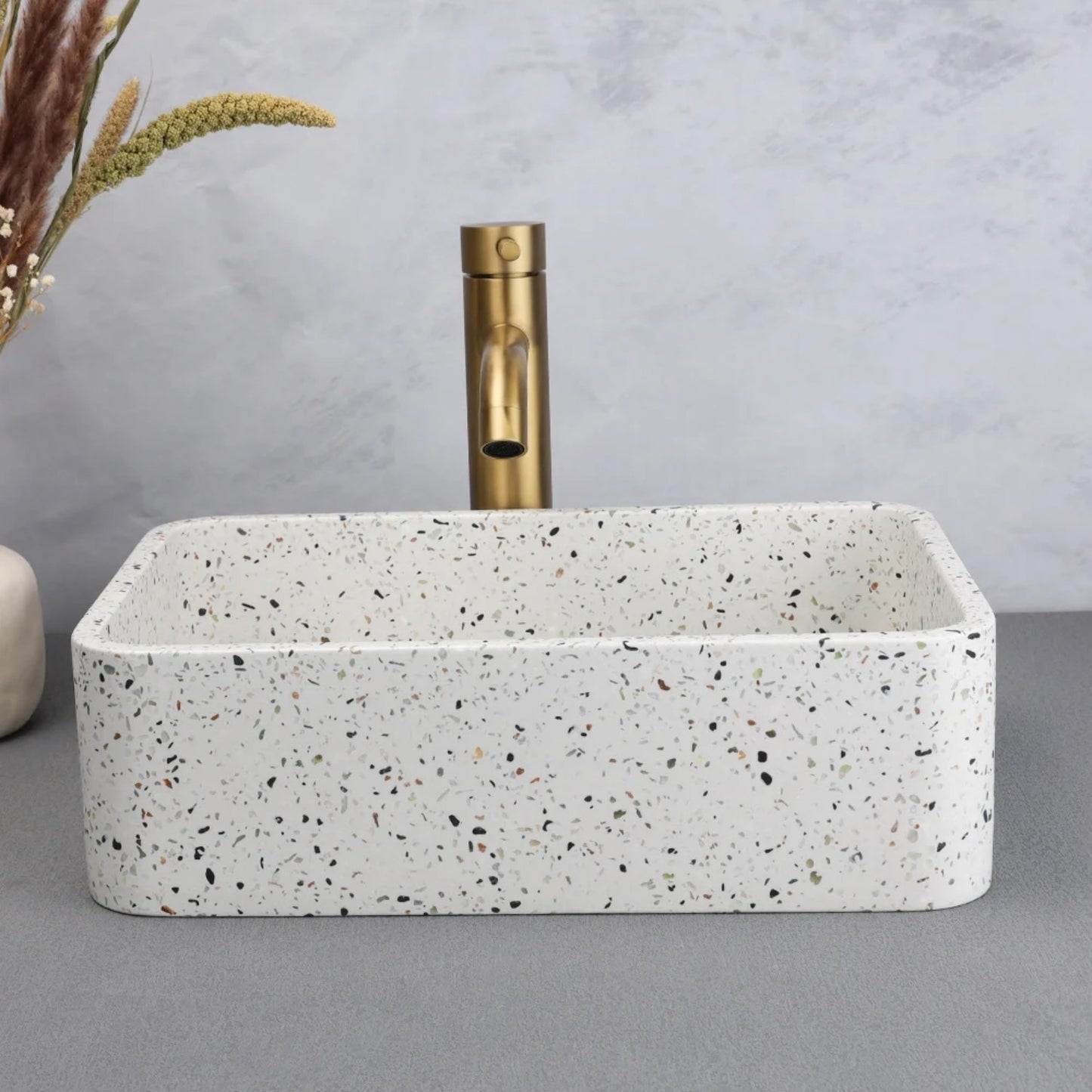 CS-011 Blanka Terrazzo Betono Lavujo