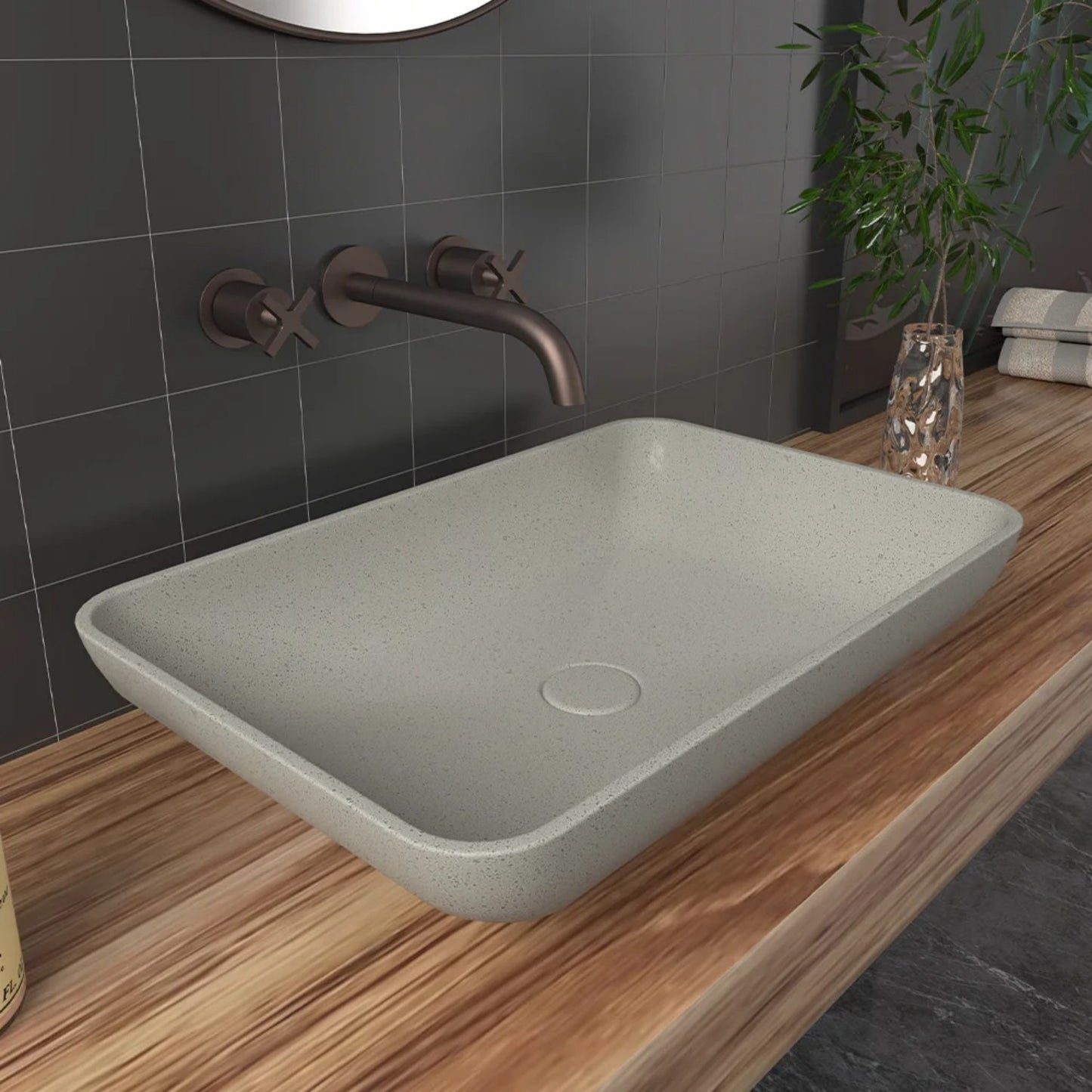 Design Cement Bathroom Basin