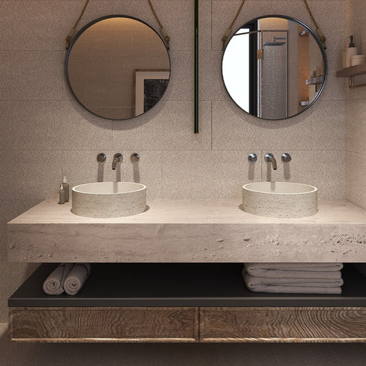 CSK-1025A Patterned Cement Washbasin