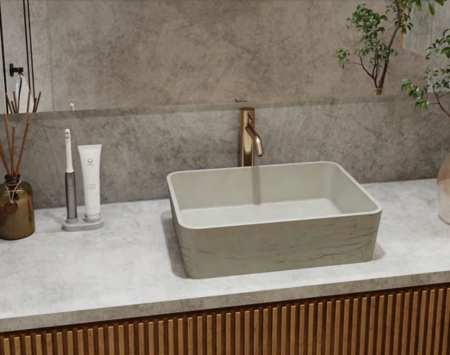 Rectangular Cement Basin