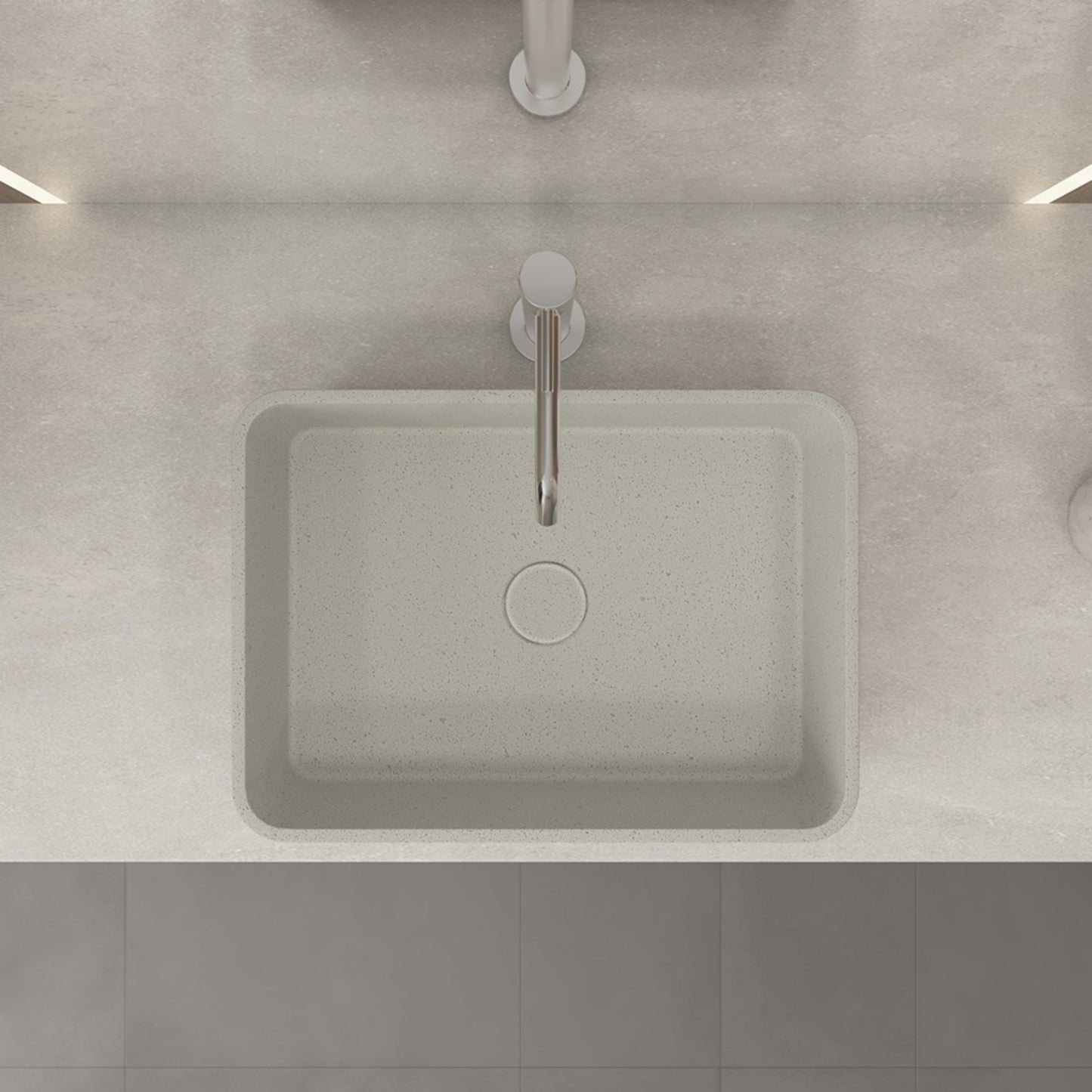 Deepen Cement Bathroom Basin