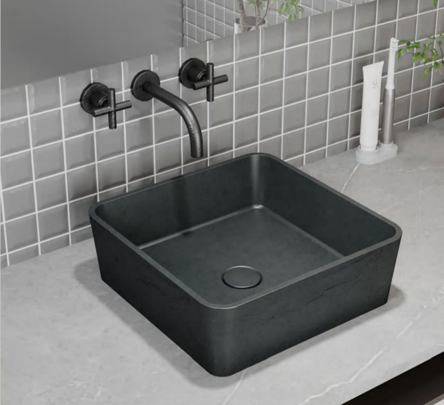 Square Bathroom Basin