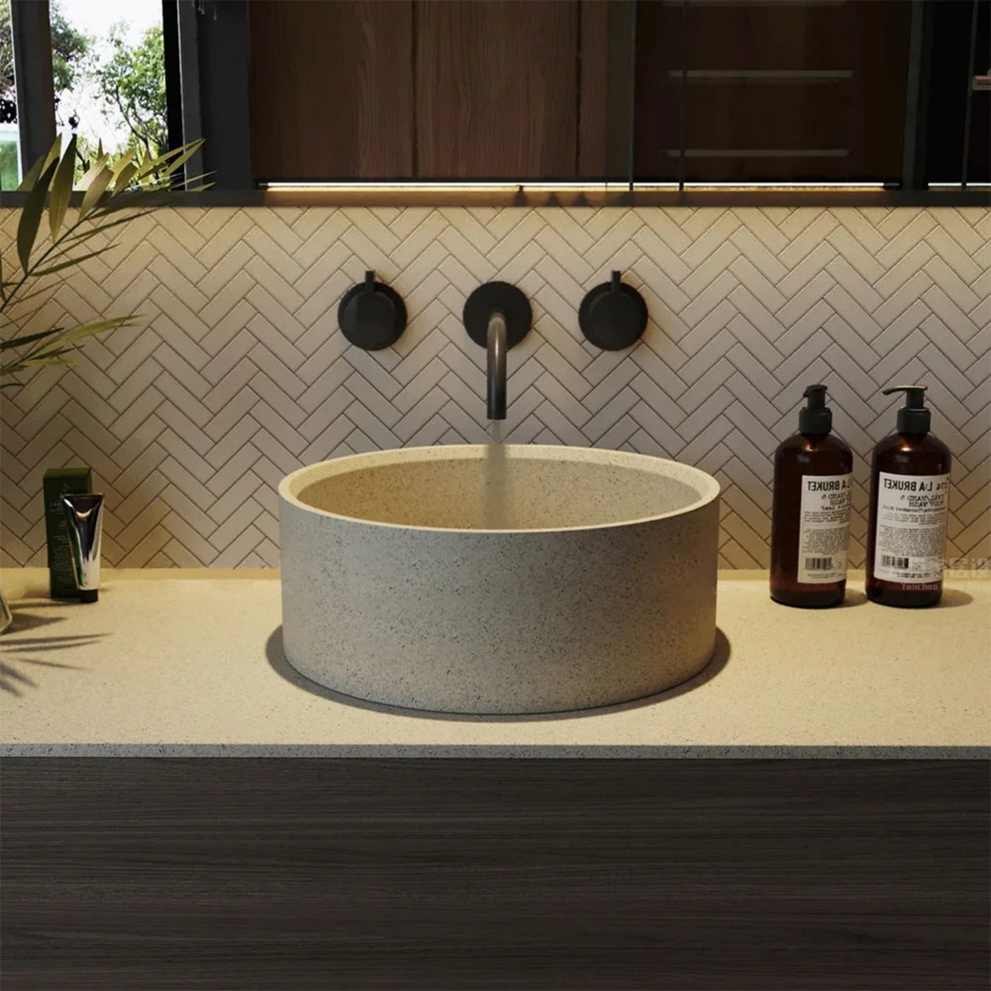 Simple Circular Cement Basin