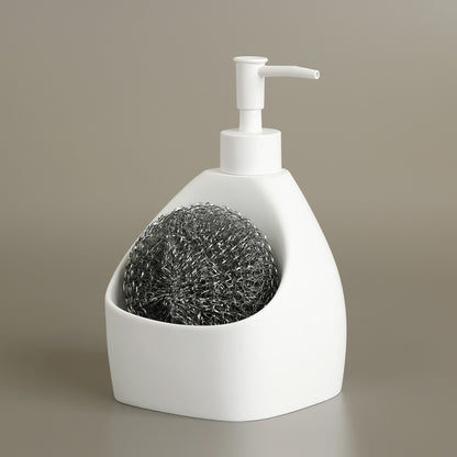 Кухонный набор 3 в 1 из песчаника, дозатор жидкого мыла, насос для ручного мыла с чистящей щеткой и держателем шарика