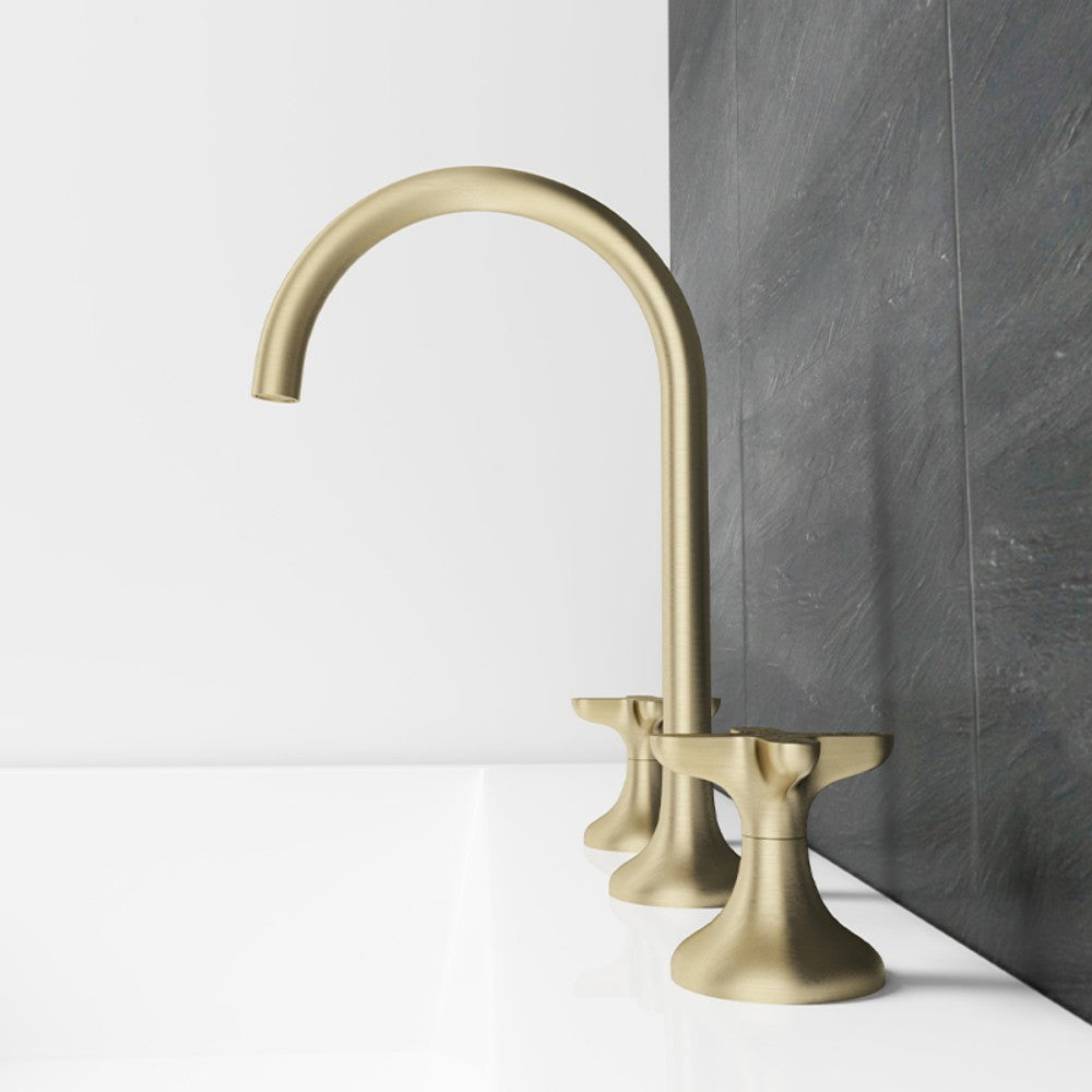 Hot Cold Water Bathroom Sink Faucet