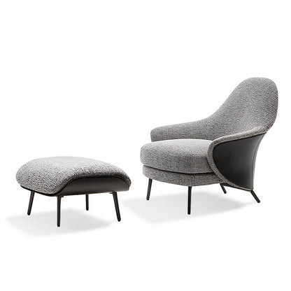 Itala Moderna Komforta Sofa Seĝo Por Salono Dormoĉambro