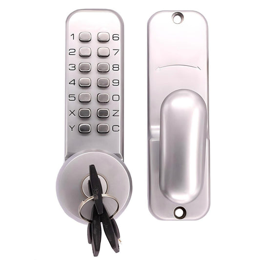 Outdoor Waterproof 14-Key Push Button Door Lock