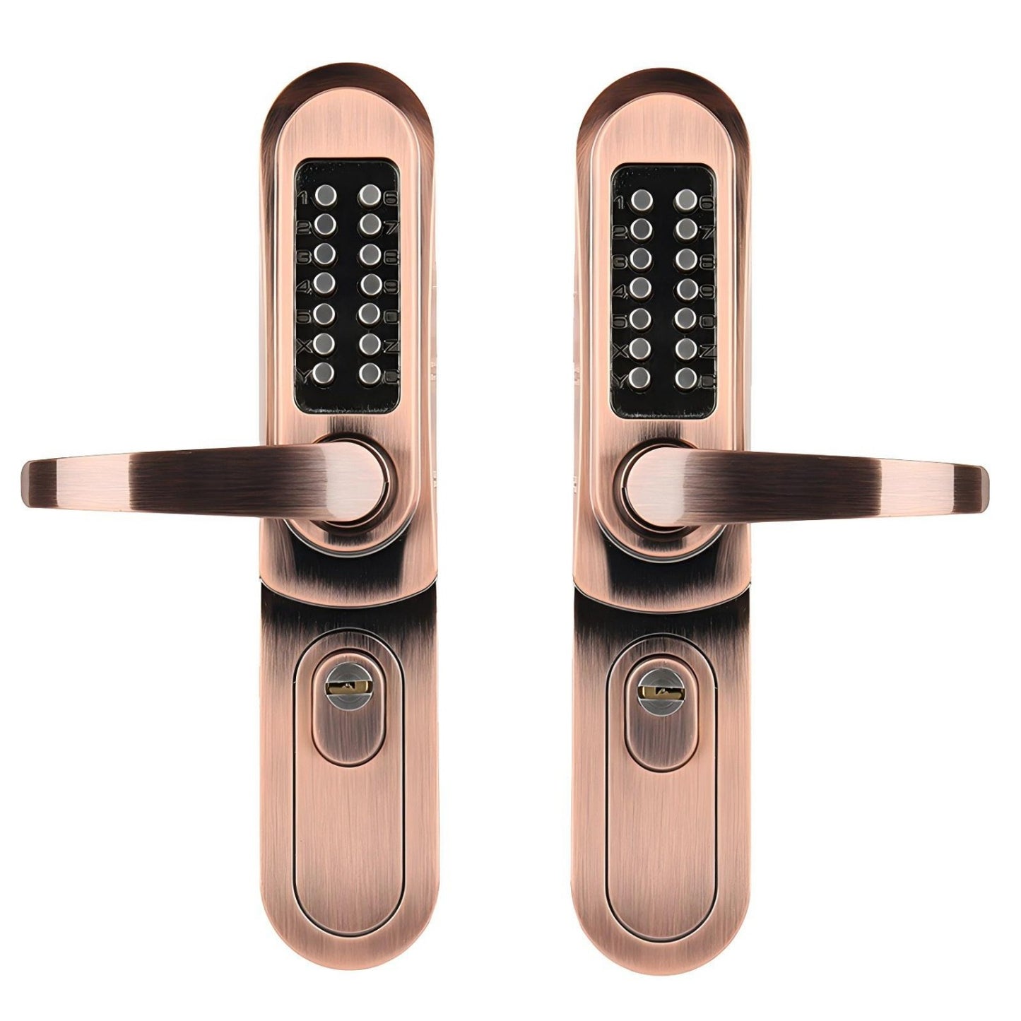 High-Security Brass Cylinder Push Button Code Lock