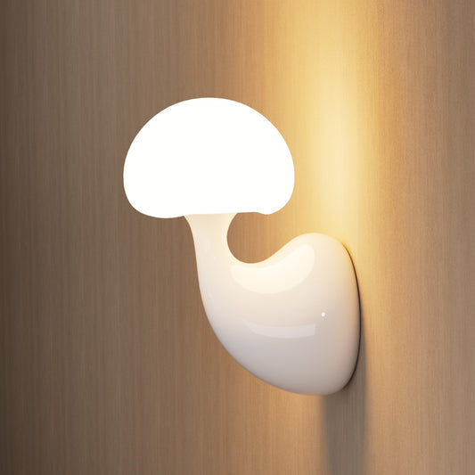 Mushroom Shaped Ceramic Wall Lamp