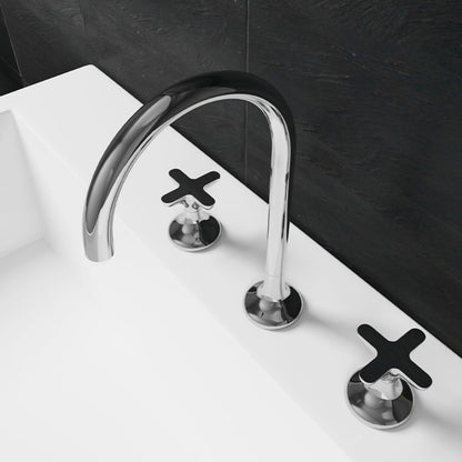 Hot Cold Water Bathroom Sink Faucet