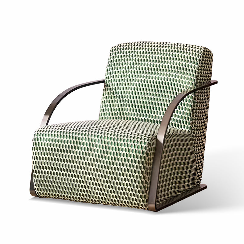 Удобное мягкое кресло с рисунком «гусиные лапки», современный одноместный диван-стул