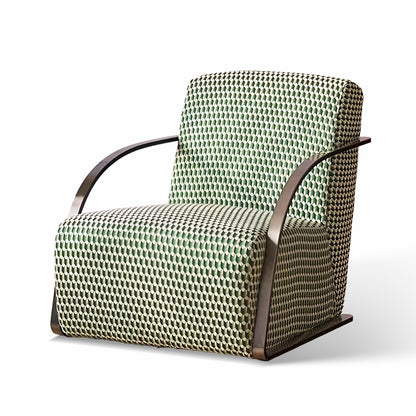Comfortable Soft Armchair Houndstooth Modern Single Sofa Chair