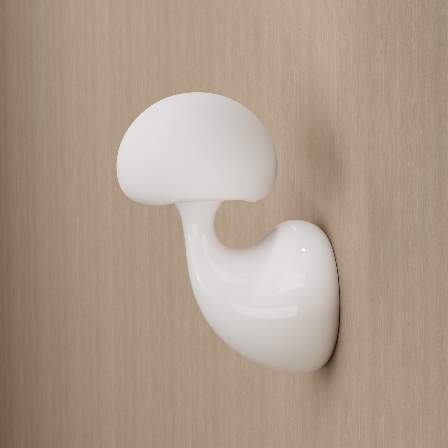 Mushroom Shaped Ceramic Wall Lamp