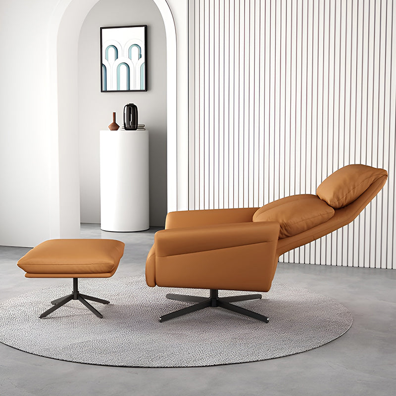 Классический домашний гостиный ручной ленивый стул с одним креслом, роскошный кожаный диван