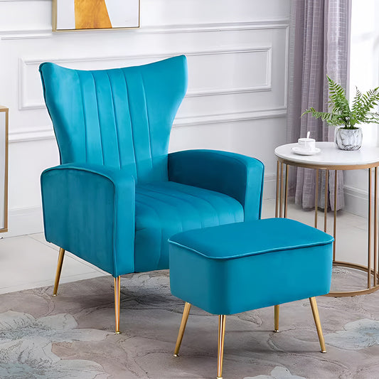 American Style Wax High Density Sponge Lounge Leisure Modern Single Sofa Wedding Chair