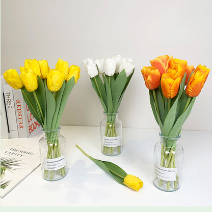 Цветок-имитация тюльпана с реалистичным ощущением одной ветки