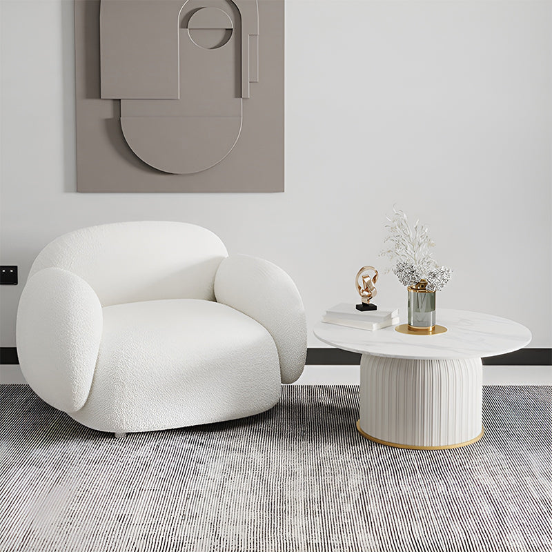 Новейший итальянский дизайн, диван для гостиной, художественная ткань, один стул, удобный