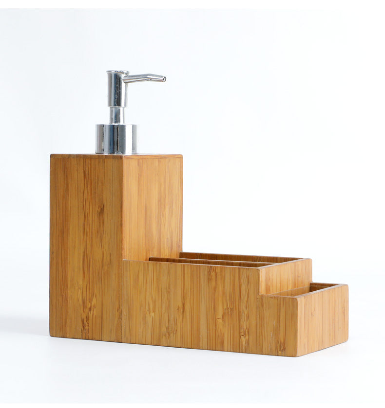 Фабричный натуральный бамбуковый дозатор мыла для дома и гостиницы в ванной комнате на кухне