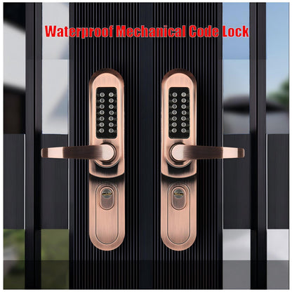 High-Security Brass Cylinder Push Button Code Lock