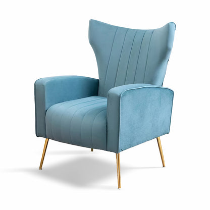 Американский стиль воск высокой плотности губка гостиная досуг современный одиночный диван свадебное кресло