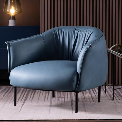 Modern Luxury Nordic Leather Chair Tiger Single Sofa