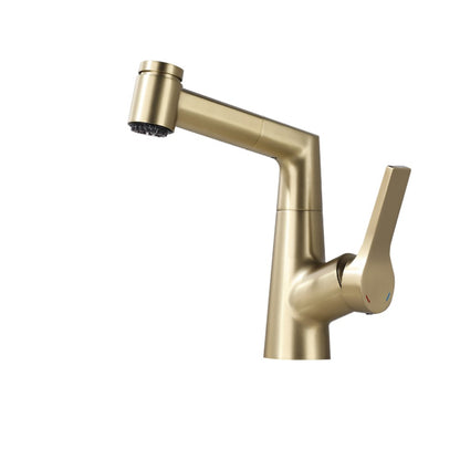 Brushed Gold Finished Bathroom Faucet