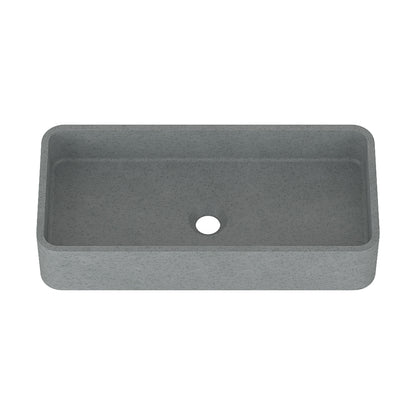 CS-003 Прямоугольная бетонная раковина для ванной комнаты ручной работы
