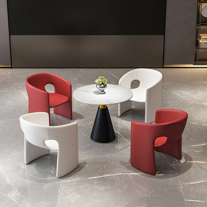 Высококлассные скандинавские кожаные обеденные стулья, обеденный стол, стул ресторана гостиницы