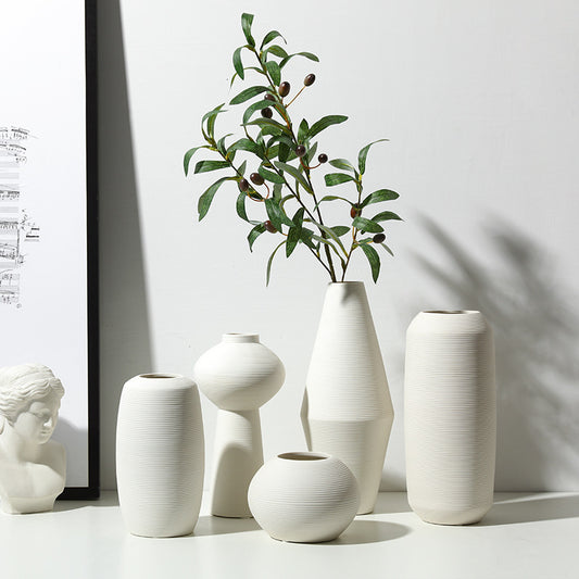Minimalist Brushed Vase