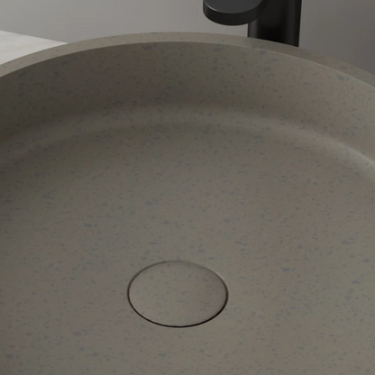 CSK-1001 Circular Container Sink Countertop Cement Basin