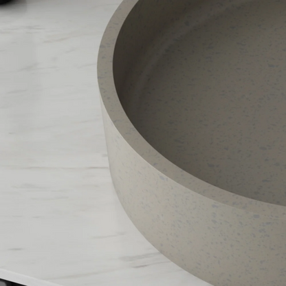 CSK-1001 Circular Container Sink Countertop Cement Basin