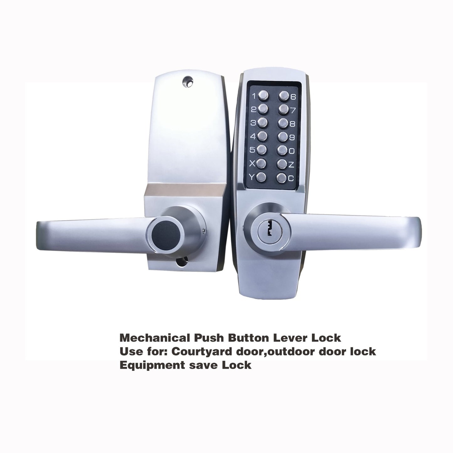 14-Digit Waterproof Keypad Deadbolt Lock