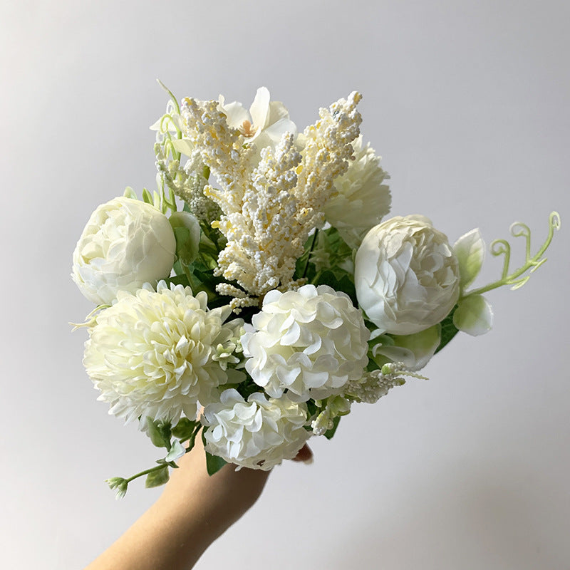 Simulated Rose Bouquet Wedding Handheld Flowers