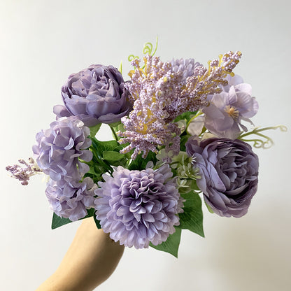 Simulated Rose Bouquet Wedding Handheld Flowers