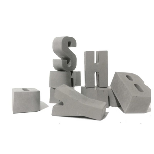 Custom Cement Letters