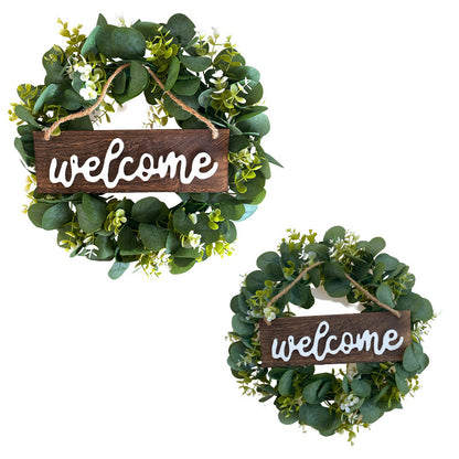 Artificial Eucalyptus Leaf Wreath