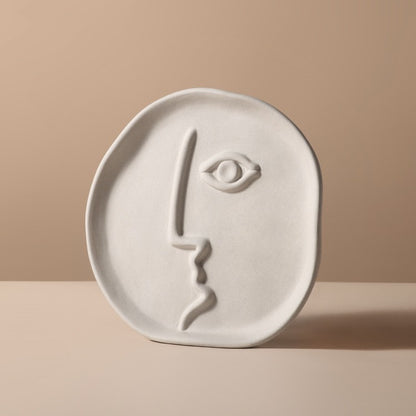 Ceramika Vizaĝo Forma Embriovazo