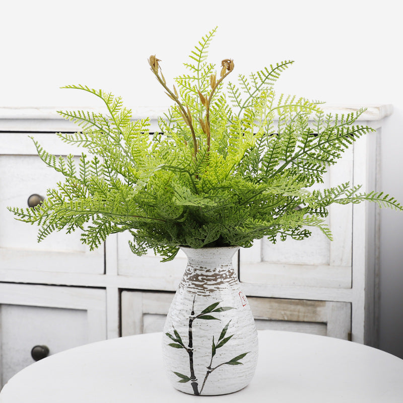Simulated Green Plant Fern Potted Plant