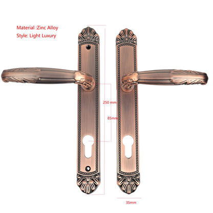 Red Bronze Zinc Alloy Outdoor Gate Lock