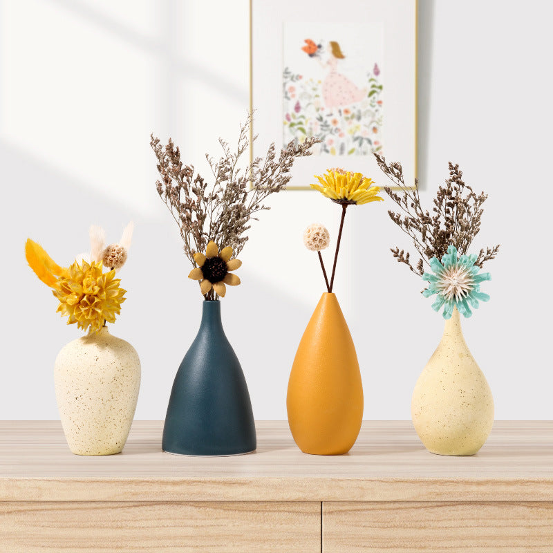 Minimalista Flora Aranĝo Kreiva Vazo