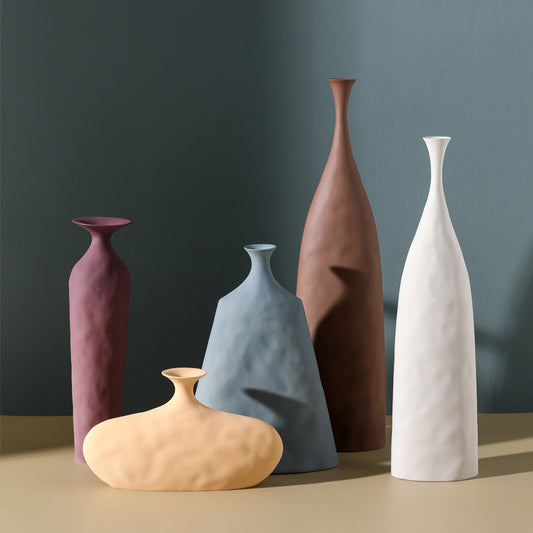 Morandi Ceramic Vase Decorations And Ornaments
