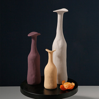 Art Ceramic Ornaments Plain Embryo Vases