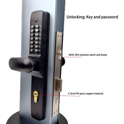 Outdoor Waterproof 14-Digit Mechanical Door Lock