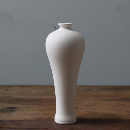 Plain Ceramic White Vase