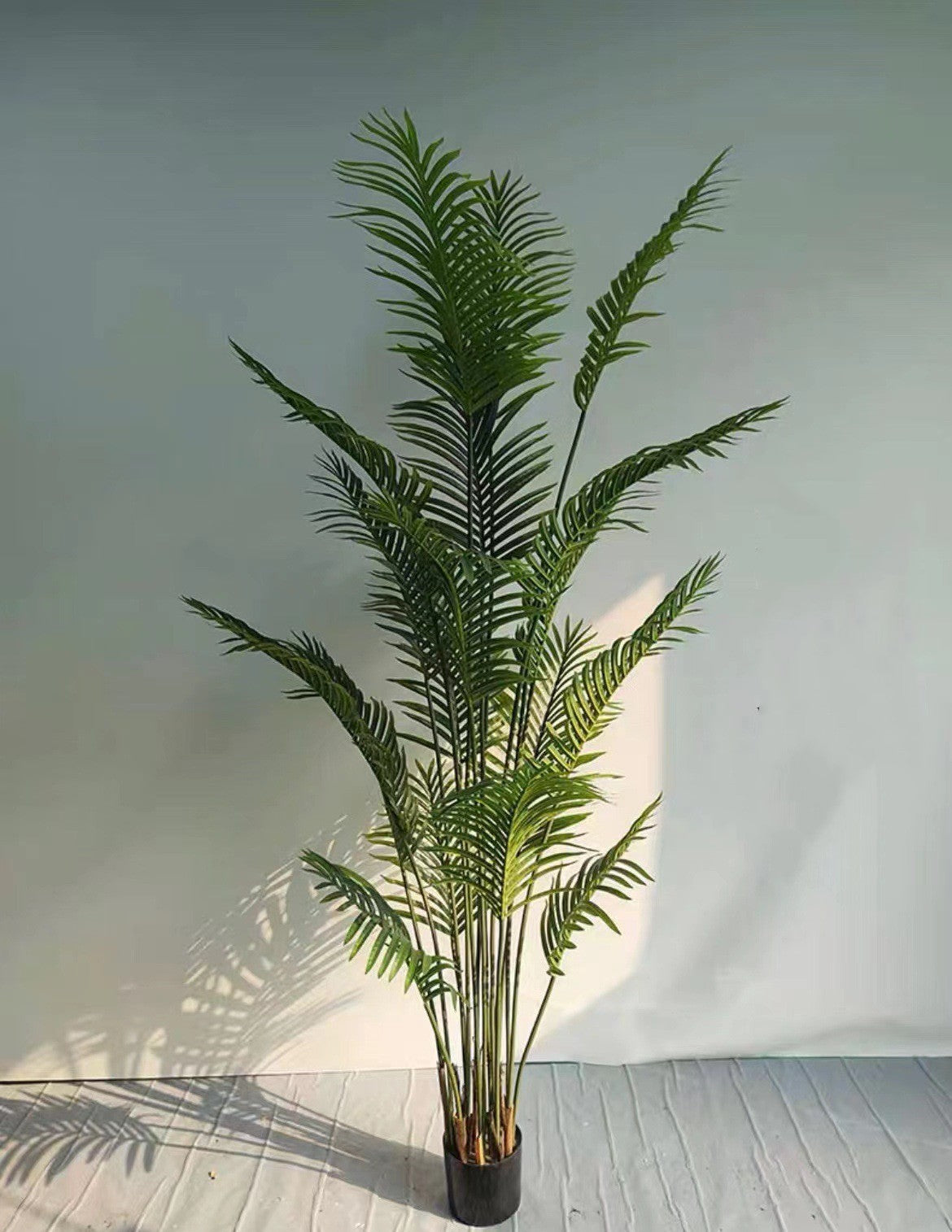 Simulita Pota Planto de Disigita Vosto Sunfloro Verda Planto Dekoracio