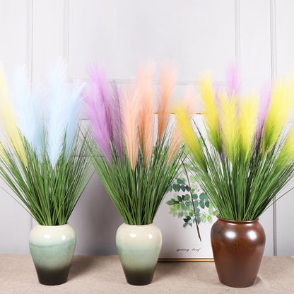 Simulated Reed Grass Decorative Decorations Fake Potted Plants