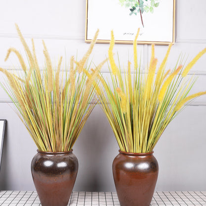 Simulated Reed Grass Decorative Decorations Fake Potted Plants